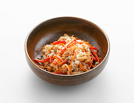 Wok с курицей и соусом терияки
